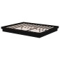 vidaXL Massivholzbett Schwarz 160x200 cm vidaXL Massivholzbett Schwarz 160x200 cm