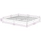 vidaXL Massivholzbett Schwarz 160x200 cm vidaXL Massivholzbett Schwarz 160x200 cm