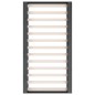 vidaXL Massivholzbett Grau 120x190 cm vidaXL Massivholzbett Grau 120x190 cm