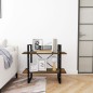 vidaXL Bücherregal 2 Fächer Räuchereiche 80x30x70 cm Holzwerkstoff vidaXL Bücherregal 2 Fächer Räuchereiche 80x30x70 cm Holzwerkstoff