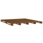 vidaXL Palettenbett Honigbraun 120x190 cm Massivholz Kiefer vidaXL Palettenbett Honigbraun 120x190 cm Massivholz Kiefer