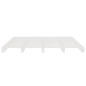 vidaXL Palettenbett Weiß 135x190 cm Massivholz Kiefer vidaXL Palettenbett Weiß 135x190 cm Massivholz Kiefer