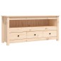 vidaXL TV-Schrank 114x35x52 cm Massivholz Kiefer vidaXL TV-Schrank 114x35x52 cm Massivholz Kiefer