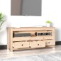 vidaXL TV-Schrank 114x35x52 cm Massivholz Kiefer vidaXL TV-Schrank 114x35x52 cm Massivholz Kiefer