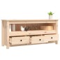 vidaXL TV-Schrank 114x35x52 cm Massivholz Kiefer vidaXL TV-Schrank 114x35x52 cm Massivholz Kiefer