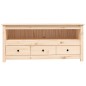 vidaXL TV-Schrank 114x35x52 cm Massivholz Kiefer vidaXL TV-Schrank 114x35x52 cm Massivholz Kiefer