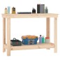 vidaXL Werkbank 110x50x80 cm Massivholz Kiefer vidaXL Werkbank 110x50x80 cm Massivholz Kiefer