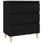 vidaXL Sideboard Schwarz 60x35x70 cm Holzwerkstoff vidaXL Sideboard Schwarz 60x35x70 cm Holzwerkstoff
