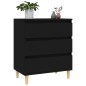 vidaXL Sideboard Schwarz 60x35x70 cm Holzwerkstoff vidaXL Sideboard Schwarz 60x35x70 cm Holzwerkstoff