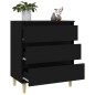 vidaXL Sideboard Schwarz 60x35x70 cm Holzwerkstoff vidaXL Sideboard Schwarz 60x35x70 cm Holzwerkstoff