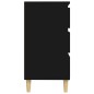 vidaXL Sideboard Schwarz 60x35x70 cm Holzwerkstoff vidaXL Sideboard Schwarz 60x35x70 cm Holzwerkstoff