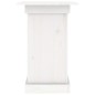 vidaXL Blumenständer Weiß 40x40x60 cm Massivholz Kiefer vidaXL Blumenständer Weiß 40x40x60 cm Massivholz Kiefer