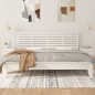 vidaXL Wand-Kopfteil Weiß 186x3x63 cm Massivholz Kiefer