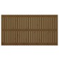 vidaXL Wand-Kopfteil Honigbraun 166x3x90 cm Massivholz Kiefer