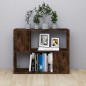 vidaXL Bücherregal/Raumteiler Räuchereiche 80x24x63 cm vidaXL Bücherregal/Raumteiler Räuchereiche 80x24x63 cm
