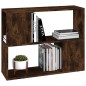 vidaXL Bücherregal/Raumteiler Räuchereiche 80x24x63 cm vidaXL Bücherregal/Raumteiler Räuchereiche 80x24x63 cm
