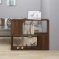 vidaXL Bücherregal/Raumteiler Braun Eichen-Optik 80x24x63 cm vidaXL Bücherregal/Raumteiler Braun Eichen-Optik 80x24x63 cm