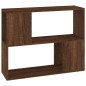 vidaXL Bücherregal/Raumteiler Braun Eichen-Optik 80x24x63 cm vidaXL Bücherregal/Raumteiler Braun Eichen-Optik 80x24x63 cm