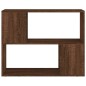 vidaXL Bücherregal/Raumteiler Braun Eichen-Optik 80x24x63 cm vidaXL Bücherregal/Raumteiler Braun Eichen-Optik 80x24x63 cm