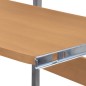Computertisch Schreibtisch Computerwagen PC Tisch Bürotisch Braun Computertisch Schreibtisch Computerwagen PC Tisch Bürotisch Braun