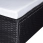 vidaXL 6-tlg. Garten-Lounge-Set mit Kissen Poly Rattan Schwarz vidaXL 6-tlg. Garten-Lounge-Set mit Kissen Poly Rattan Schwarz