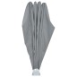 vidaXL Faltbarer Terrassen-Seitenfächer Grau 200 cm vidaXL Faltbarer Terrassen-Seitenfächer Grau 200 cm