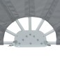 vidaXL Faltbarer Terrassen-Seitenfächer Grau 200 cm vidaXL Faltbarer Terrassen-Seitenfächer Grau 200 cm