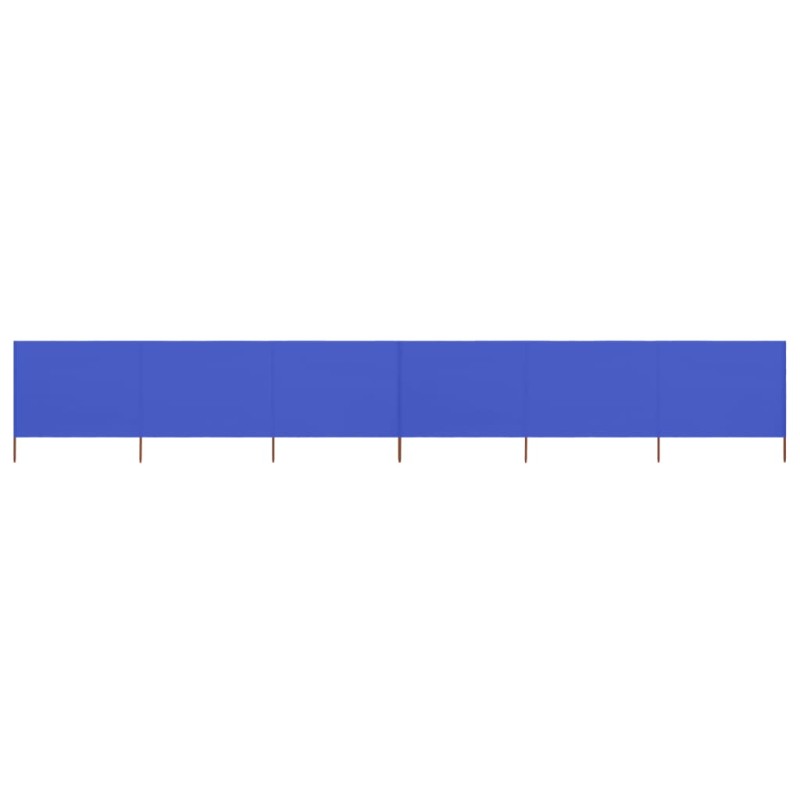vidaXL 6-teiliges Windschutzgewebe 800 x 80 cm Azurblau vidaXL 6-teiliges Windschutzgewebe 800 x 80 cm Azurblau