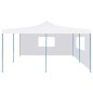 vidaXL Faltpavillon mit 2 Seitenwänden 5x5 m Weiß vidaXL Faltpavillon mit 2 Seitenwänden 5x5 m Weiß