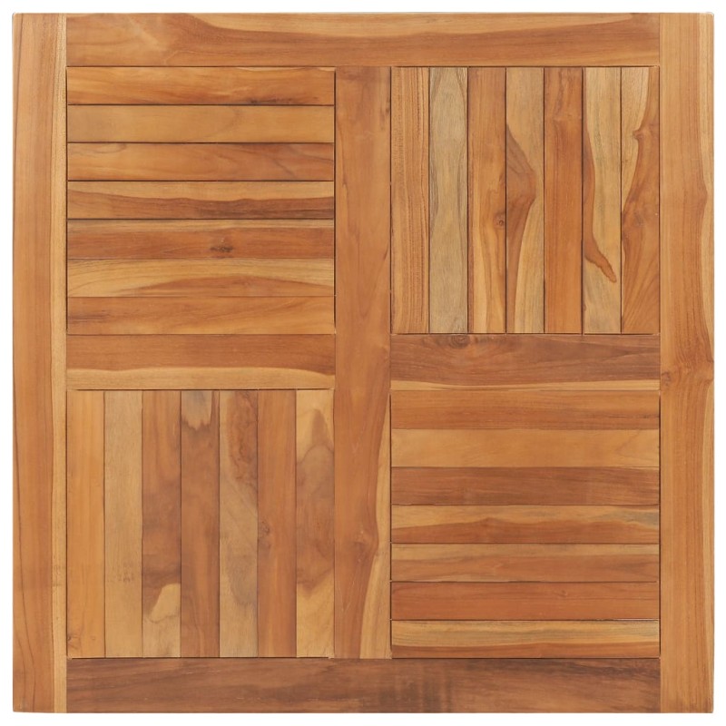 vidaXL Tischplatte Massivholz Teak Quadratisch 90×90×2,5 cm vidaXL Tischplatte Massivholz Teak Quadratisch 90×90×2,5 cm