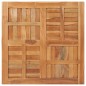 vidaXL Tischplatte Massivholz Teak Quadratisch 90×90×2,5 cm vidaXL Tischplatte Massivholz Teak Quadratisch 90×90×2,5 cm