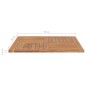 vidaXL Tischplatte Massivholz Teak Quadratisch 90×90×2,5 cm vidaXL Tischplatte Massivholz Teak Quadratisch 90×90×2,5 cm