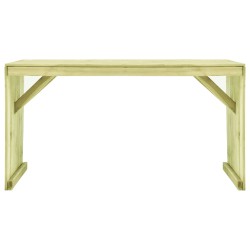 vidaXL Gartentisch 150x87x80 cm Kiefernholz Imprägniert