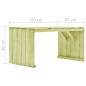 vidaXL Gartentisch 150x87x80 cm Kiefernholz Imprägniert vidaXL Gartentisch 150x87x80 cm Kiefernholz Imprägniert