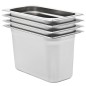 vidaXL Gastronormbehälter 4 Stk. GN 1/3 200 mm Edelstahl vidaXL Gastronormbehälter 4 Stk. GN 1/3 200 mm Edelstahl