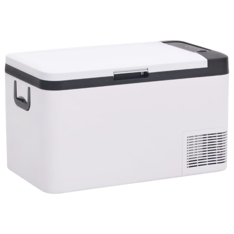 vidaXL Kühlbox mit Tragegriff Schwarz/Weiß 25L PP & PE vidaXL Kühlbox mit Tragegriff Schwarz/Weiß 25L PP & PE