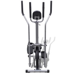 vidaXL Orbitrac Ellipsentrainer Heimtrainer 4 Griffe Pulsmessung
