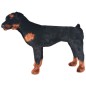 vidaXL Plüschtier Hund Rottweiler Stehend Plüsch Schwarz und Braun XXL vidaXL Plüschtier Hund Rottweiler Stehend Plüsch Schwarz und Braun XXL