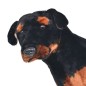 vidaXL Plüschtier Hund Rottweiler Stehend Plüsch Schwarz und Braun XXL vidaXL Plüschtier Hund Rottweiler Stehend Plüsch Schwarz und Braun XXL