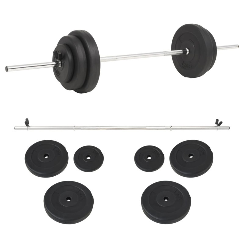 vidaXL Langhantel-Set 30 kg vidaXL Langhantel-Set 30 kg