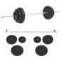 vidaXL Langhantel-Set 30 kg vidaXL Langhantel-Set 30 kg