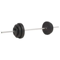 vidaXL Langhantel-Set 30 kg