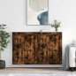 Wandschränke 2 Stk. Räuchereiche Holzwerkstoff Wandschränke 2 Stk. Räuchereiche Holzwerkstoff