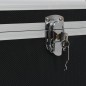 vidaXL Aufbewahrungskoffer 3 Stk. Schwarz Aluminium vidaXL Aufbewahrungskoffer 3 Stk. Schwarz Aluminium