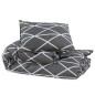 vidaXL Bettwäsche-Set Grau 155x220 cm Baumwolle vidaXL Bettwäsche-Set Grau 155x220 cm Baumwolle