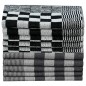 vidaXL 50-tlg. Handtuch-Set Schwarz und Weiß Baumwolle vidaXL 50-tlg. Handtuch-Set Schwarz und Weiß Baumwolle