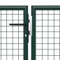 vidaXL Gartentor Stahl 400 x 100 cm Grün vidaXL Gartentor Stahl 400 x 100 cm Grün