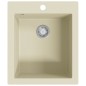 vidaXL Granitspüle Einzelbecken Beige vidaXL Granitspüle Einzelbecken Beige