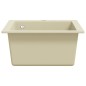 vidaXL Granitspüle Einzelbecken Beige vidaXL Granitspüle Einzelbecken Beige