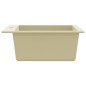 vidaXL Granitspüle Einzelbecken Beige vidaXL Granitspüle Einzelbecken Beige